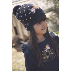 T-shirt Manches Longues à Volants Et Print Vélo Pour Enfant Fille -Orchestra HFIP4S BLF 11 X