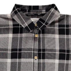 Chemise Manches Longues à Carreaux Pour Enfant Fille -Orchestra HFIP4Z NOI 3 X