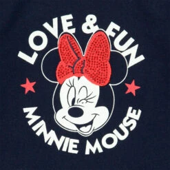 T-shirt Manches Longues Print Minnie Disney Pour Enfant Fille -Orchestra HFIP5E BLF 3 X