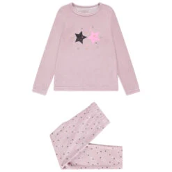Pyjama En Velours Imprimé étoiles Pour Enfant Fille