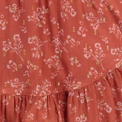 Jupe Courte En Voile De Coton Imprimé Fleuri Pour Fille -Orchestra HFIP5R RGF 3 X