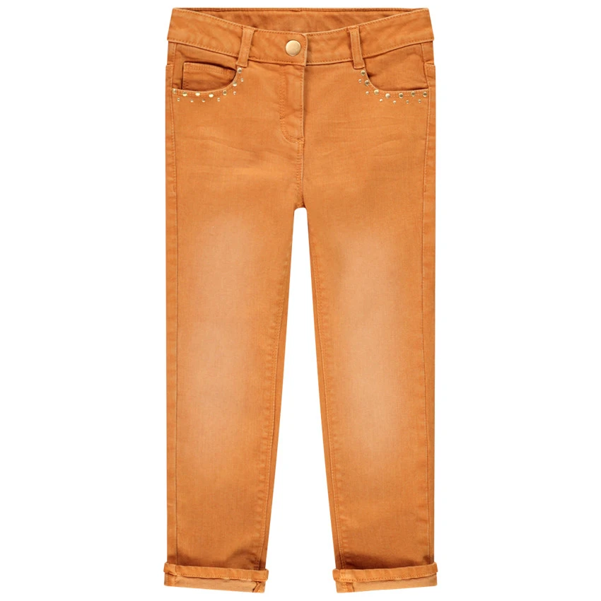 Jean Effet Délavé à Rivets Fantaisie Pour Enfant Fille 1 Jean Effet Délavé à Rivets Fantaisie Pour Enfant Fille