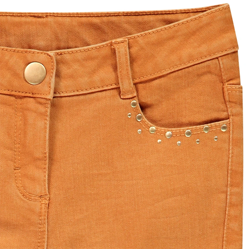 Jean Effet Délavé à Rivets Fantaisie Pour Enfant Fille 3 Jean Effet Délavé à Rivets Fantaisie Pour Enfant Fille – Image 3