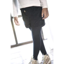 Short Taille Haute En Velours Pour Enfant Fille -Orchestra HFIP70 NOI 10 X