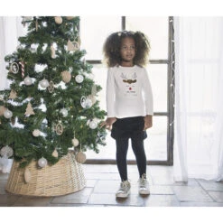 Short Taille Haute En Velours Pour Enfant Fille -Orchestra HFIP70 NOI 11 X