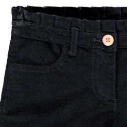 Short Taille Haute En Velours Pour Enfant Fille -Orchestra HFIP70 NOI 3 X