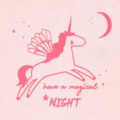 Pyjama En Velours Rose Print Licorne Pour Enfant Fille -Orchestra HFIP80 ROC 3 X