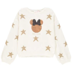 Pull En Tricot Pour Fille Motif Minnie Disney En Sequins Et étoiles
