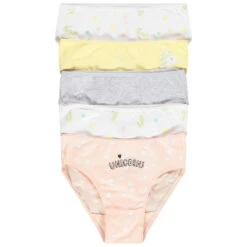 Lot De 5 Culottes En Coton Motif Licorne Pour Enfant Fille