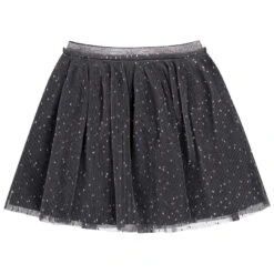 Jupe Courte En Tulle Noir étoilé Pour Enfant Fille