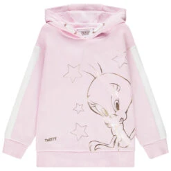 Sweat Long En Molleton à Capuche Titi Pour Enfant Fille