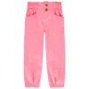 Pantalon En Lyocell Rose Pour Enfant Fille