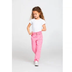 Pantalon En Lyocell Rose Pour Enfant Fille -Orchestra HFIPA2 ROM 4 X