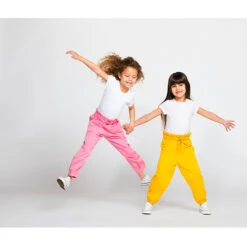 Pantalon En Lyocell Rose Pour Enfant Fille -Orchestra HFIPA2 ROM 5 X