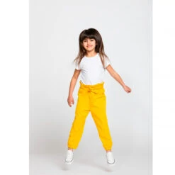Pantalon En Lyocell Avec Lien Pour Fille