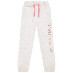 Pantalon De Jogging En Molleton à Texte Iridescent Pour Enfant Fille