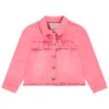 Veste En Jean à Volant Pour Enfant Fille