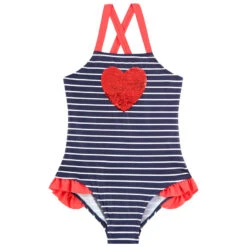 Maillot De Bain 1 Pièce Avec Sequins Magiques Pour Fille