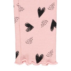 Legging Côtelé Imprimé Coeurs Pour Enfant Fille -Orchestra HFIPAZ ROM 3 X