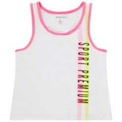 Débardeur De Sport + Mesh Pour Fille