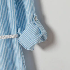 Robe Manches Longues à Rayures Pour Fille -Orchestra HFIPBE ECR 3 X