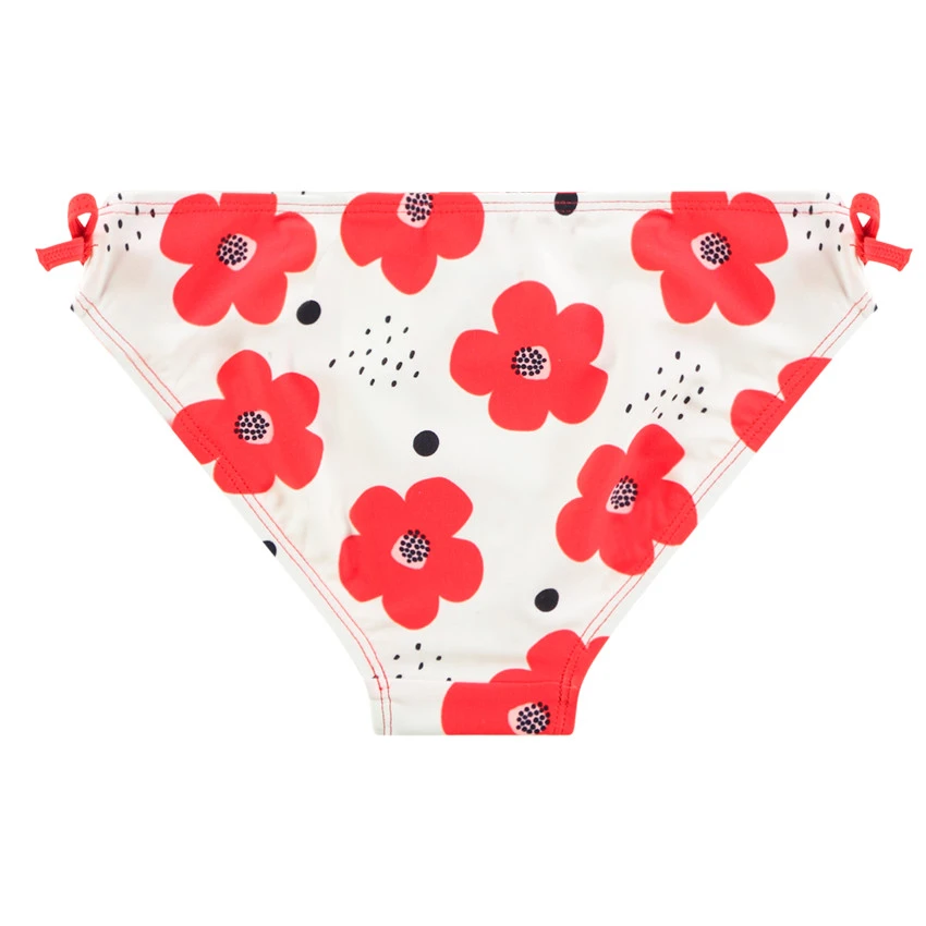 Maillot De Bain 2 Pièces Imprimé Coquelicots Pour Fille 2 Maillot De Bain 2 Pièces Imprimé Coquelicots Pour Fille – Image 2