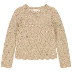 Pull Ajouré Pour Fille