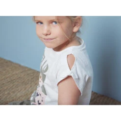 T-shirt En Coton Forme Boîte Pour Fille -Orchestra HFIPDI ECR 11 X