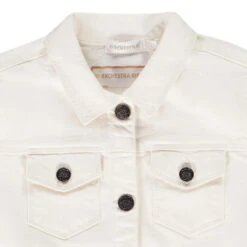 Veste En Jean Blanche Pour Enfant Fille -Orchestra HFIPDJ ECR 3 X