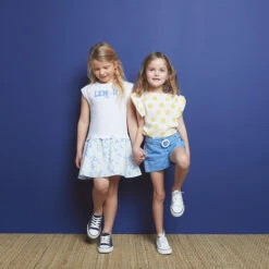 Short Style Jean Avec Boucle En Forme De Fleur Pour Fille -Orchestra HFIPDS BLM 12 X