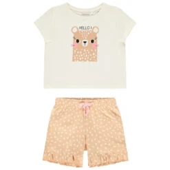 Pyjama Court 2 Pièces Pour Fille