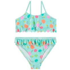 Maillot De Bain 2 Pièces Imprimé Fruité Pour Fille