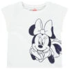 T-shirt Forme Boîte Manches Courtes Print Minnie Disney Pour Fille