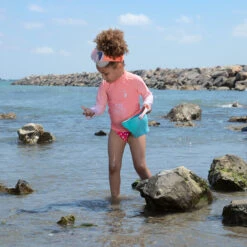 Maillot De Bain 2 Pièces Rose à Pois Pour Fille -Orchestra HFIPGH ROF 13 X