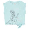 T-shirt Forme Boîte à Manches Courtes Print La Reine Des Neiges Disney Pour Fille