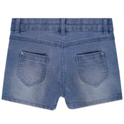 Short En Denim Avec Broderies Pour Fille -Orchestra HFIPH6 BLC 2 X