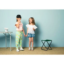 Short En Denim Avec Broderies Pour Fille -Orchestra HFIPH6 BLC 5 X