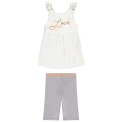 Ensemble De Plage Tunique + Cycliste Pour Fille