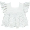 Top Court En Voile De Coton Et Broderie Anglaise Pour Fille