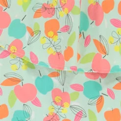 Tunique à Bretelles En Voile De Coton Imprimé Fruits Pour Fille -Orchestra HFIPHT BLC 3 X