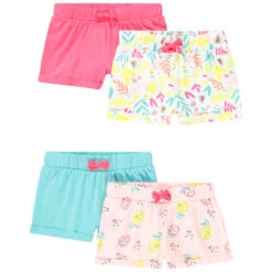 Lot De 4 Shorts Fantaisie Pour Fille
