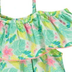 Tunique Manches Courtes En Popeline Impimé Pour Fille -Orchestra HFIPIO VEC 3 X