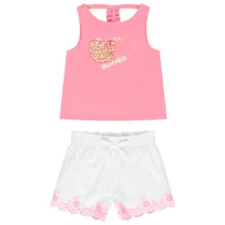 Ensemble De Plage Débardeur Et Short Pour Fille