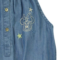 Combishort En Coton Avec Broderie Minnie Disney -Orchestra HFIPJ0 BLM 4 X