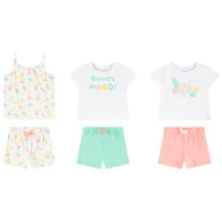 Lot De 3 Pyjamas 2 Pièces En Jersey Pour Fille