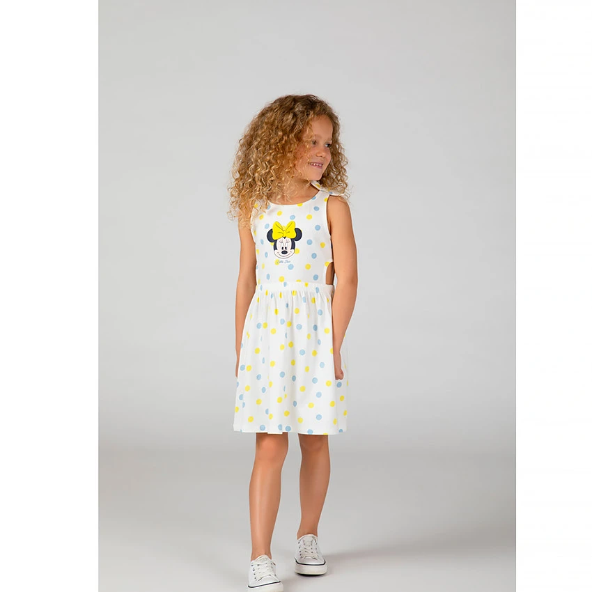 Robe De Plage Minnie Disney Imprimé Pois Pour Fille 1 Robe De Plage Minnie Disney Imprimé Pois Pour Fille