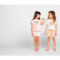 Pyjama T-shirt + Short Pour Fille 11 Pyjama T-shirt + Short Pour Fille -Orchestra HFIPK3 ECR 6 X