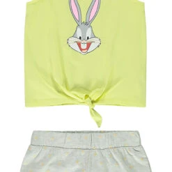 Pyjama 2 Pièce Débardeur + Short Bugs Bunny Pour Fille -Orchestra HFIPKB VEC 3 X