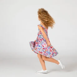 Robe Longue Imprimé Fleuri Pour Fille -Orchestra HFIPLE ECR 3 X