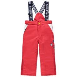 Pantalon De Ski Imperméable à Bretelles Avec Broderies SmileyWorld